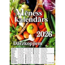 Mēness kalendārs dārzkopjiem 2026 A4  Mikot